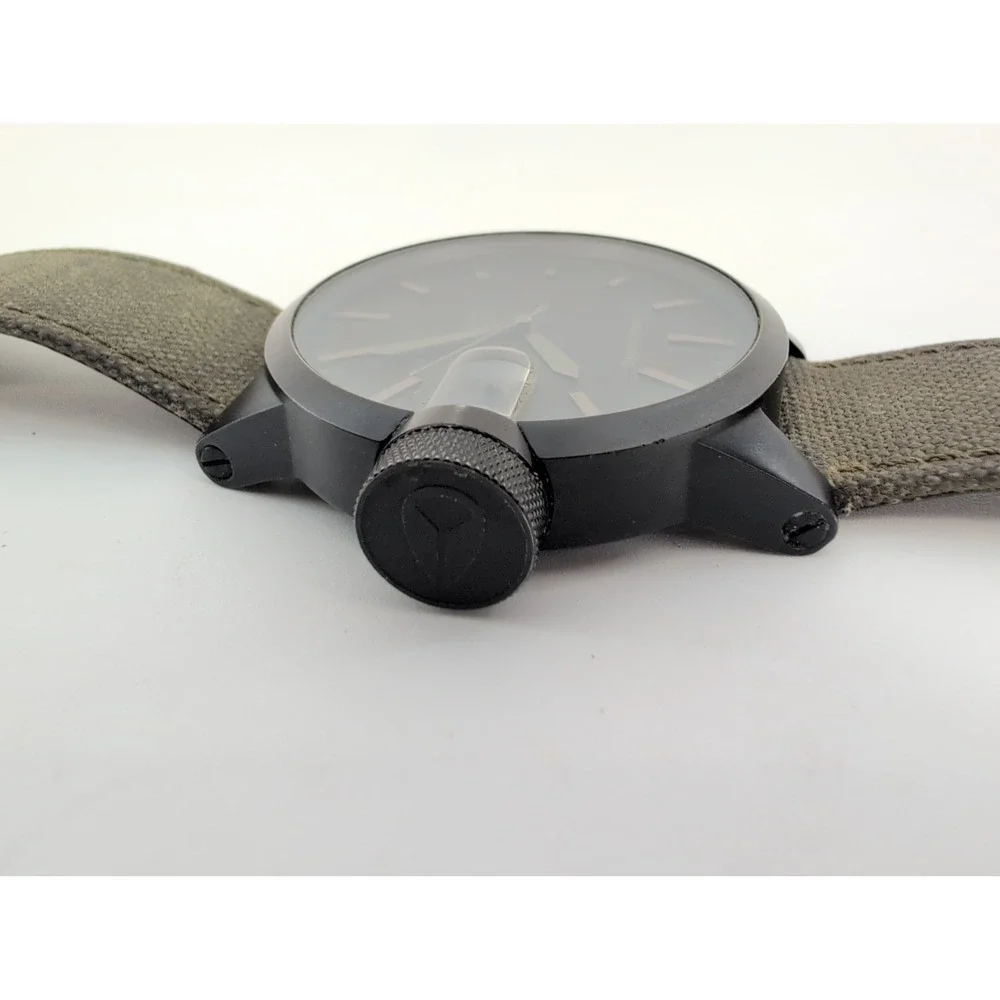 Nixon The Chronicle SS 100M Magnified Swiss Movement Wrist‎ Watch Green Band